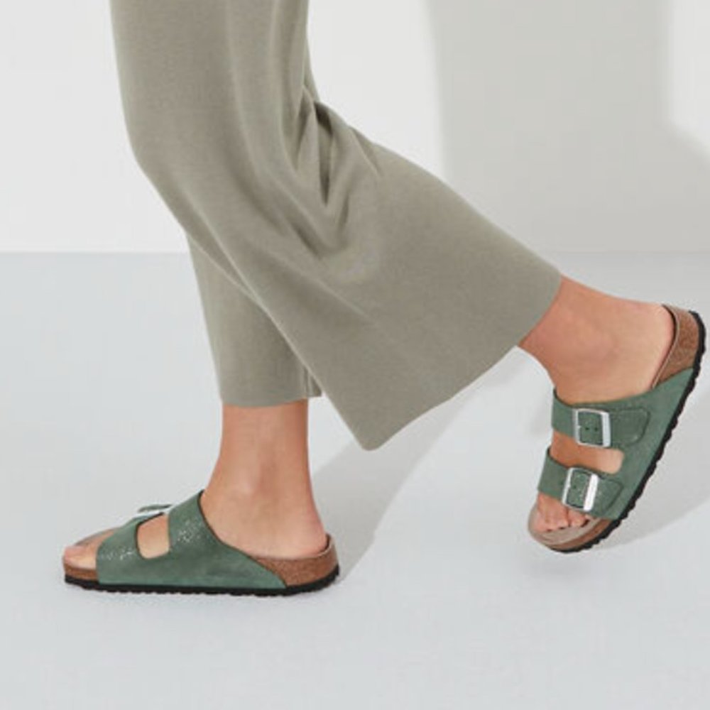 Birkenstock Arizona suede leather sandals - Picture 2 of 5